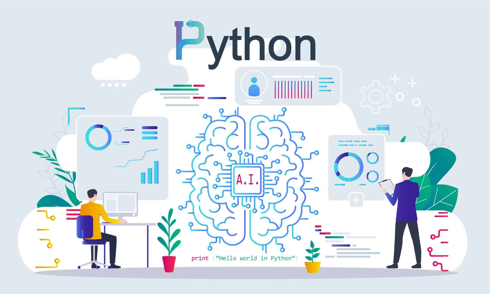 Python is great for data science apps