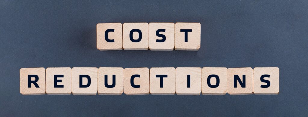 Cost Reductions vizualization