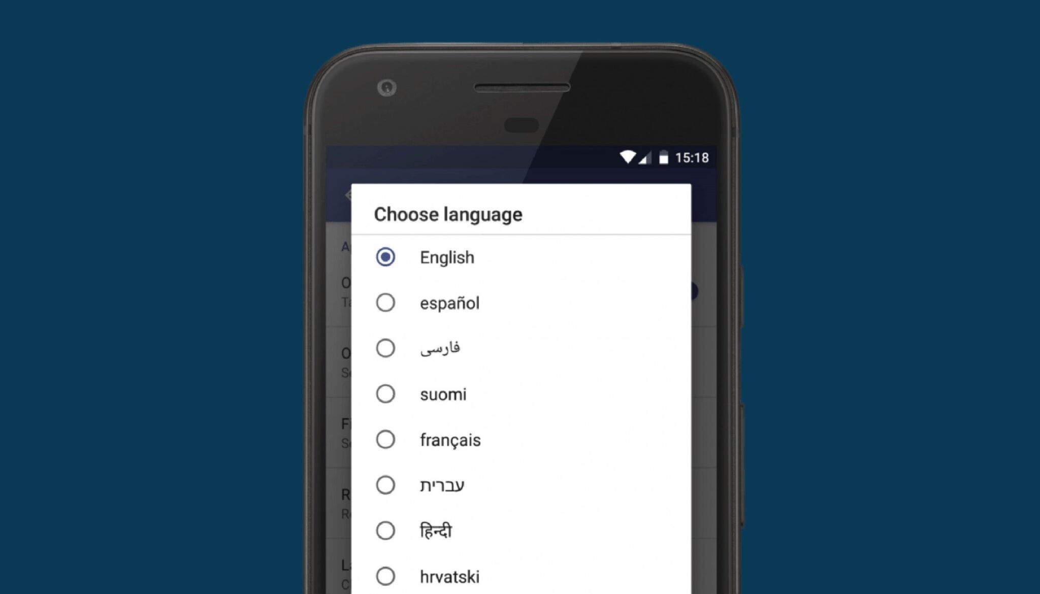 Multilingual support in learning apps