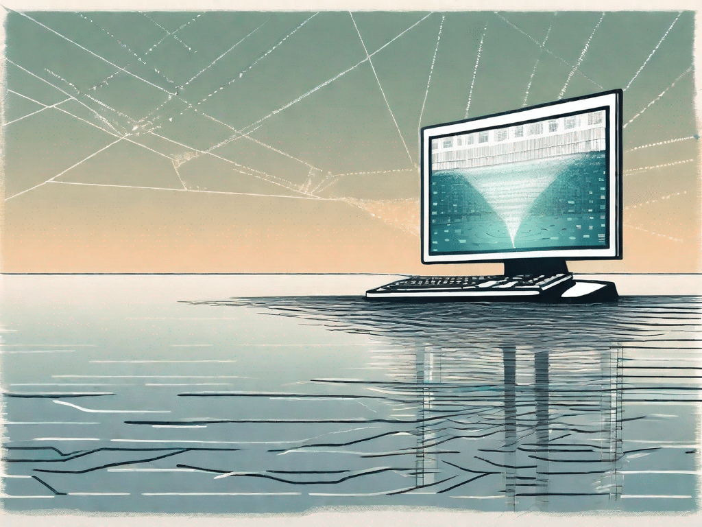 A computer on an island