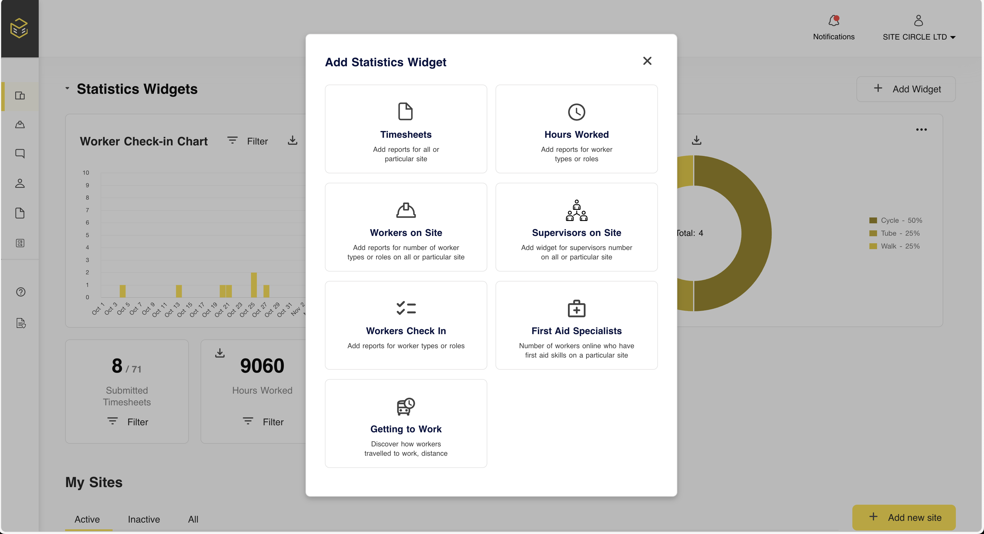 Poster Video Web and Mobile Solutions For HR Management on Construction Sites